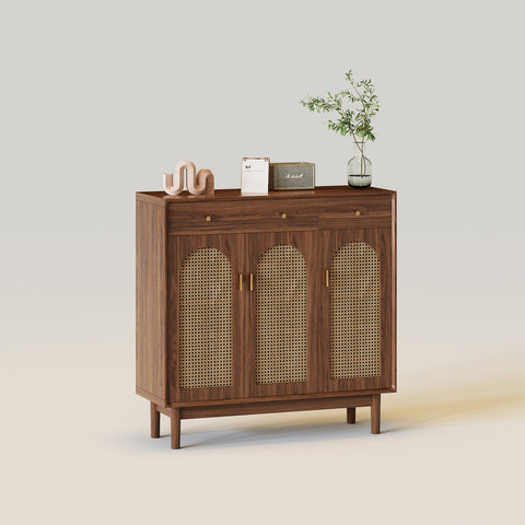 R42 TerraRack: Rattan Shoe Rack