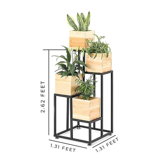 Wood Planter Stand For Small Home