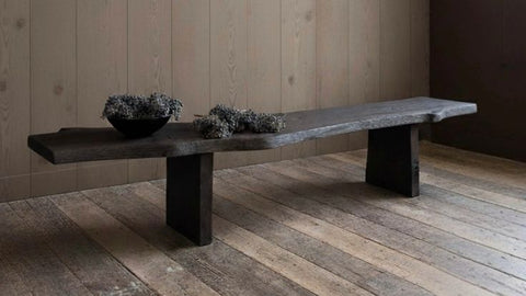 "Wood and metal TV console matte finish variant"