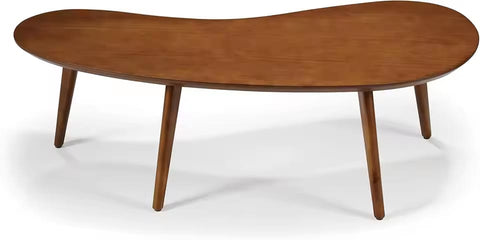 W19 Elmstone: Solid Wood Centre Table, Rustic Minimalist Living Room Furniture
