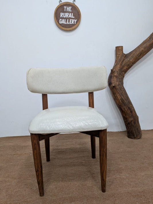 wooden dining chair front view