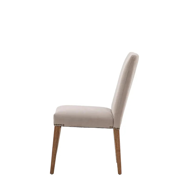 dining chair leg and frame close-up