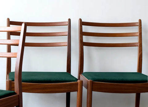 dining chair leg and frame detail