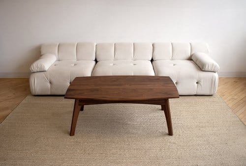 W20 Summerwood: Solid Wood Centre Table, Rustic Minimalist Living Room Furniture