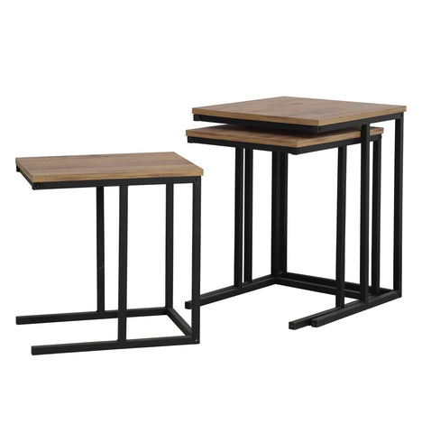 Wooden Nesting Table | Set of 3