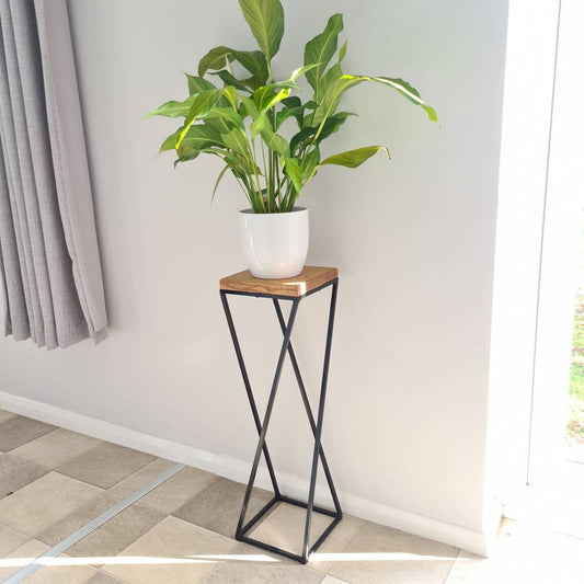 Geometric Plant Side Table Stand