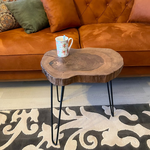 Live Edge Wooden Coffee Table