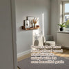 L23 Ergo: Handmade Wooden Floating Shelves, Modern wall decor live edge wall shelf