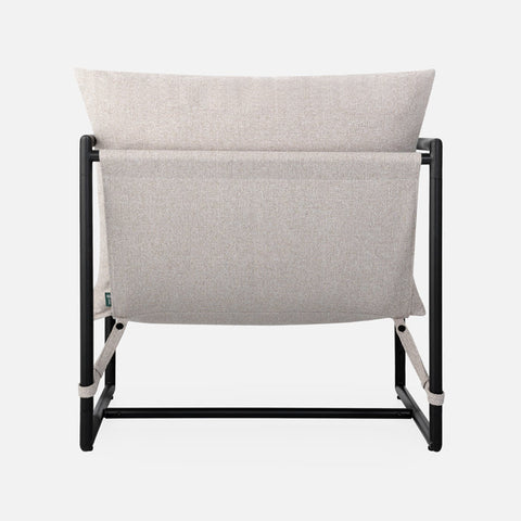 metal sling chair cushion detail