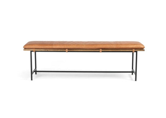 rexine cushioned bench close-up