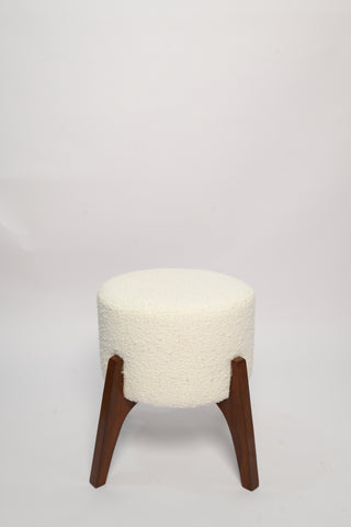 upholstered stool corner placement