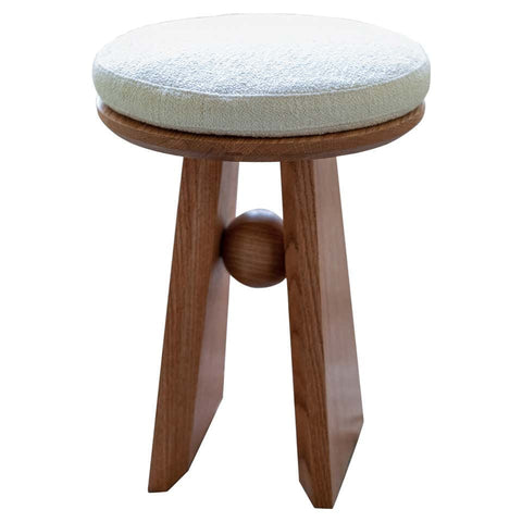 upholstered stool styled interior