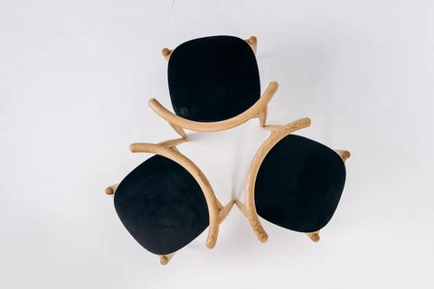 wood dining chair angled profile
