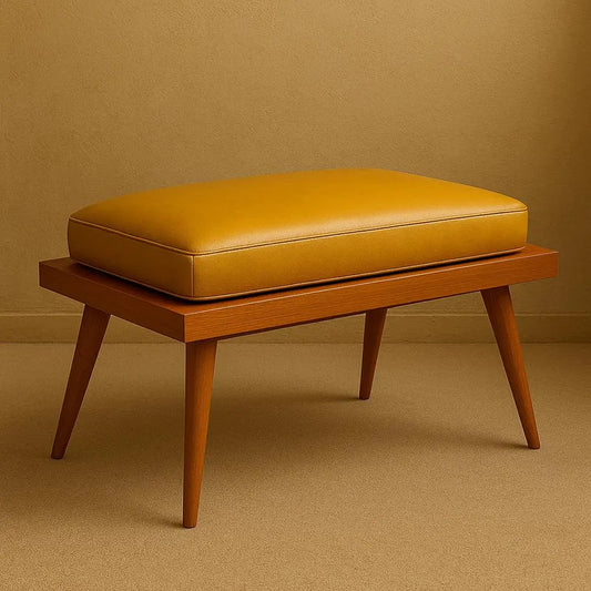 wooden bench glossy finish