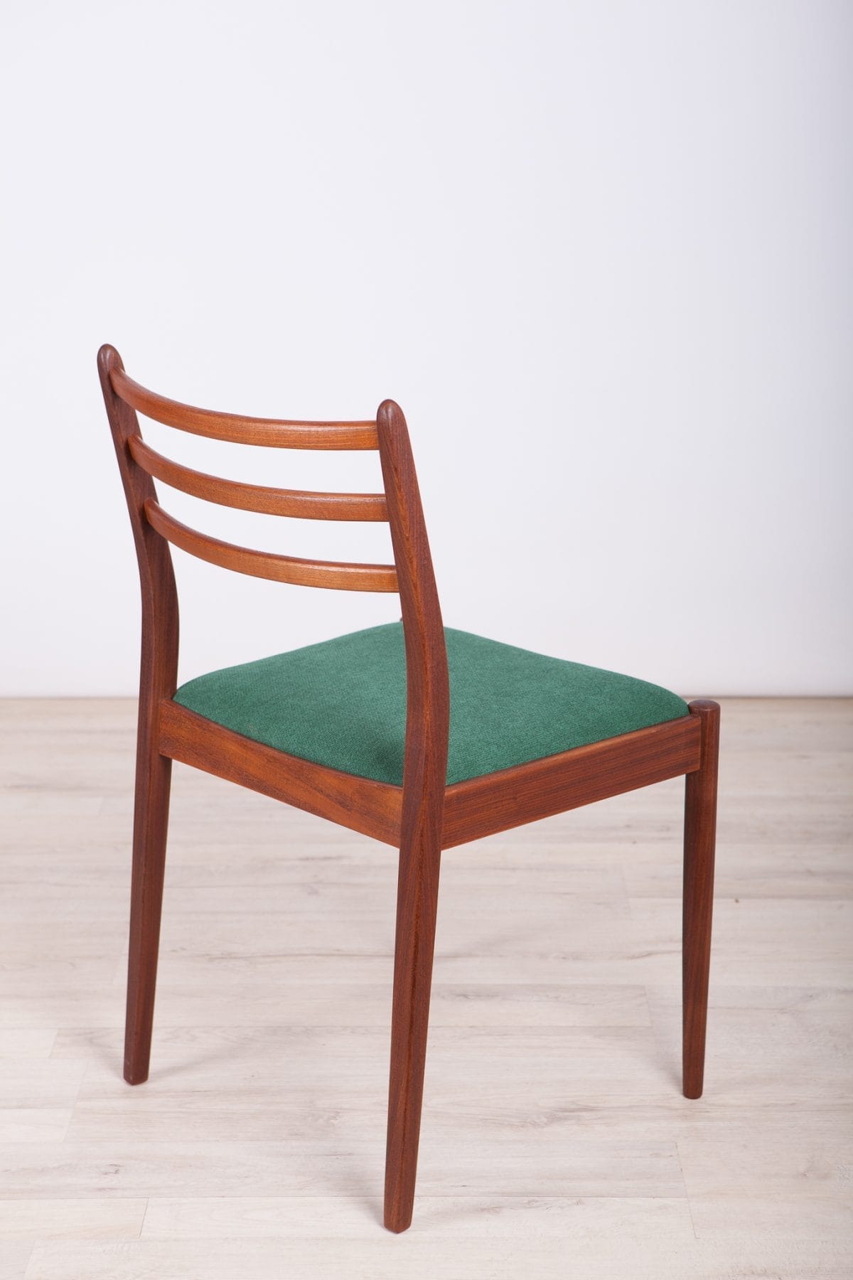 wooden dining chair side profile
