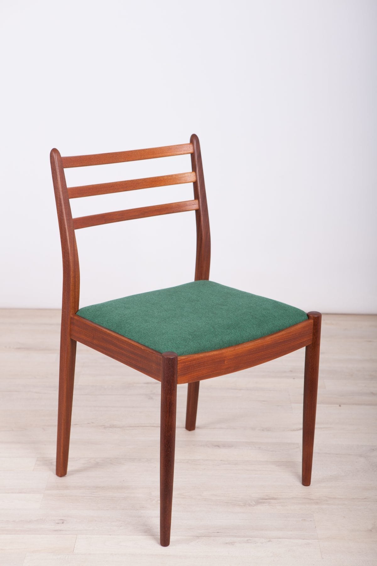 wooden dining chair front view