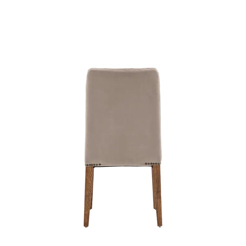 wooden dining chair full profile