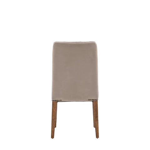 wooden dining chair full profile