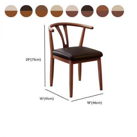 wooden dining chair matte finish