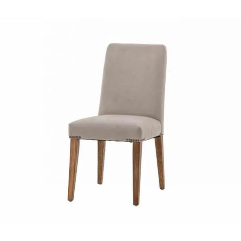 wooden dining chair side profile