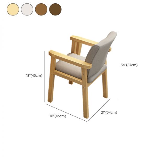 wooden dining chair styled interior
