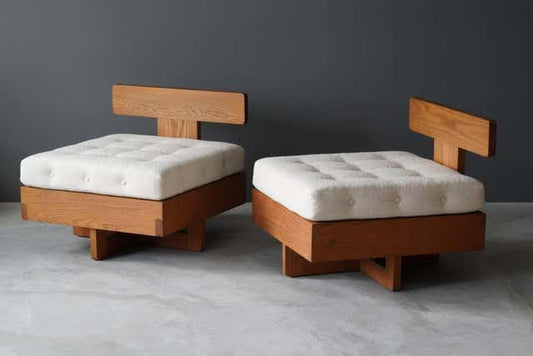 wooden slipper chair living room setting
