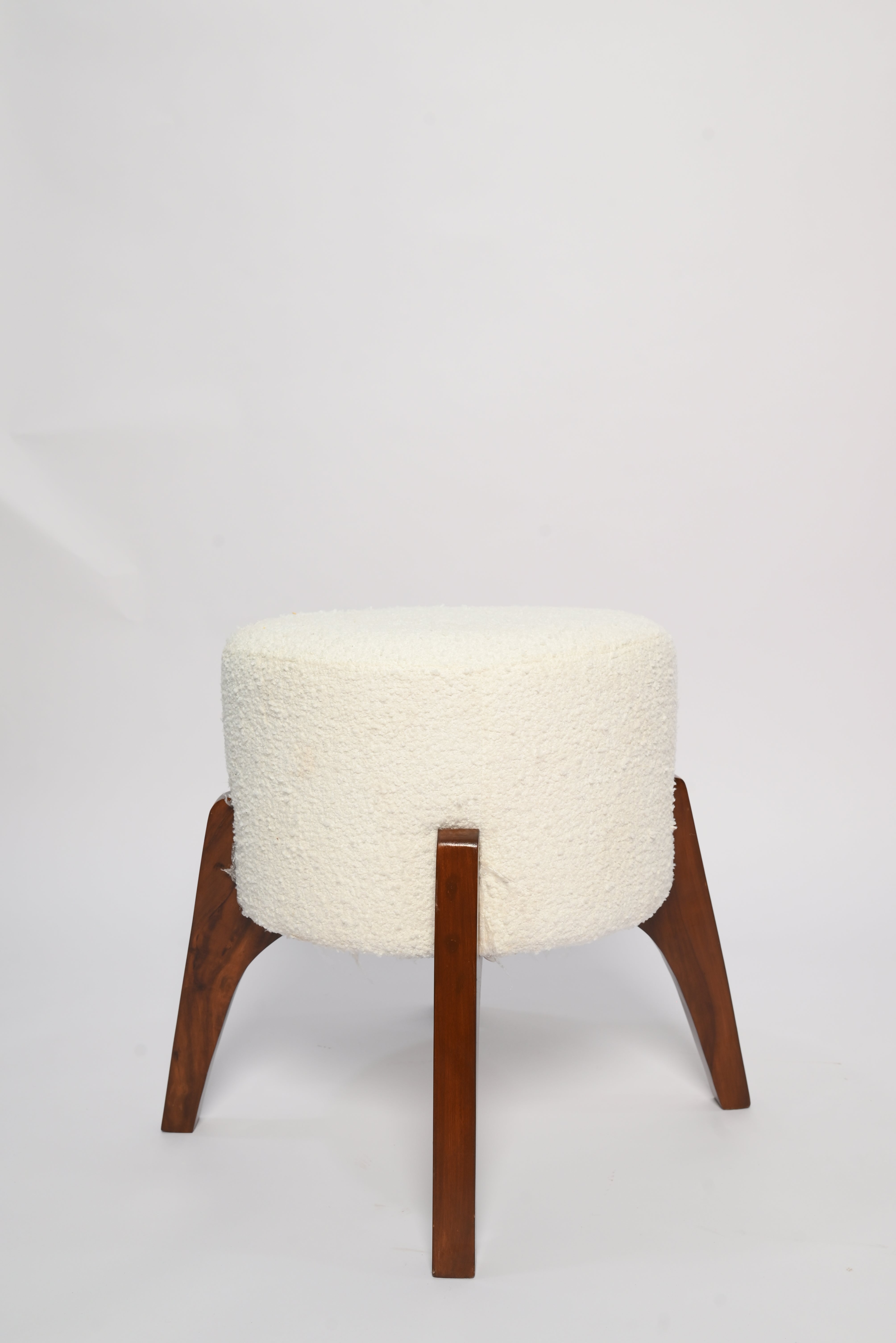 wooden stool base detail