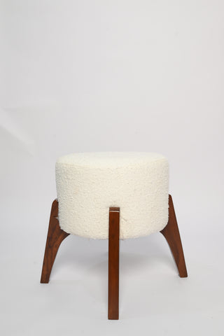wooden stool base detail