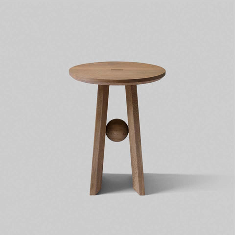 wooden stool base detail