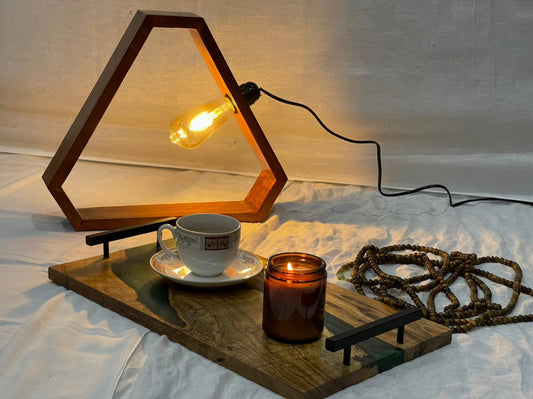 Table Lamp | Wooden Table Lamp