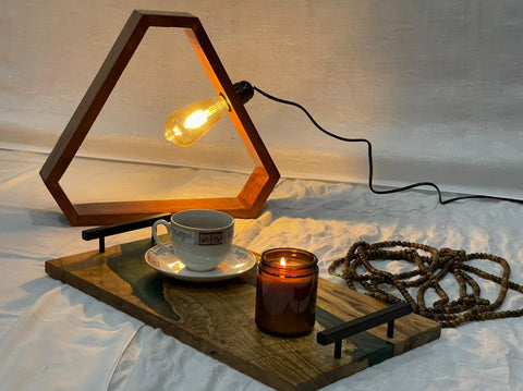 Table Lamp | Wooden Table Lamp