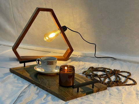 Table Lamp | Wooden Table Lamp