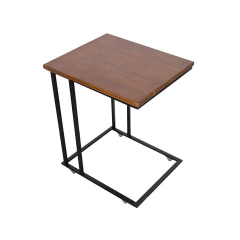 Wooden C Side Table